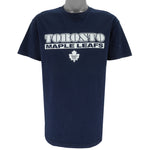 NHL (Tennessee River) - Toronto Maple Leafs T-Shirt 1990s Large Vintage Retro Hockey