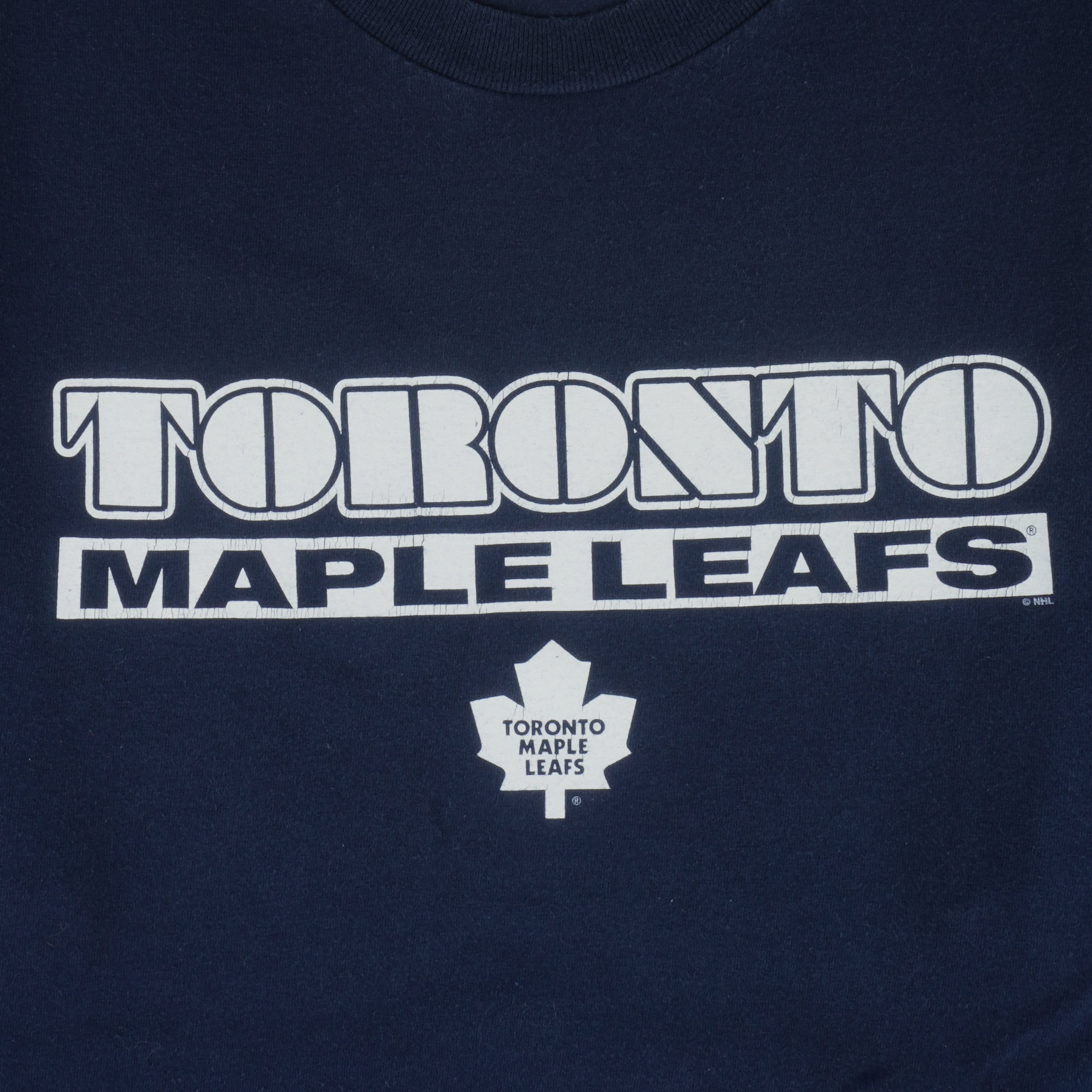 NHL (Tennessee River) - Toronto Maple Leafs T-Shirt 1990s Large Vintage Retro Hockey