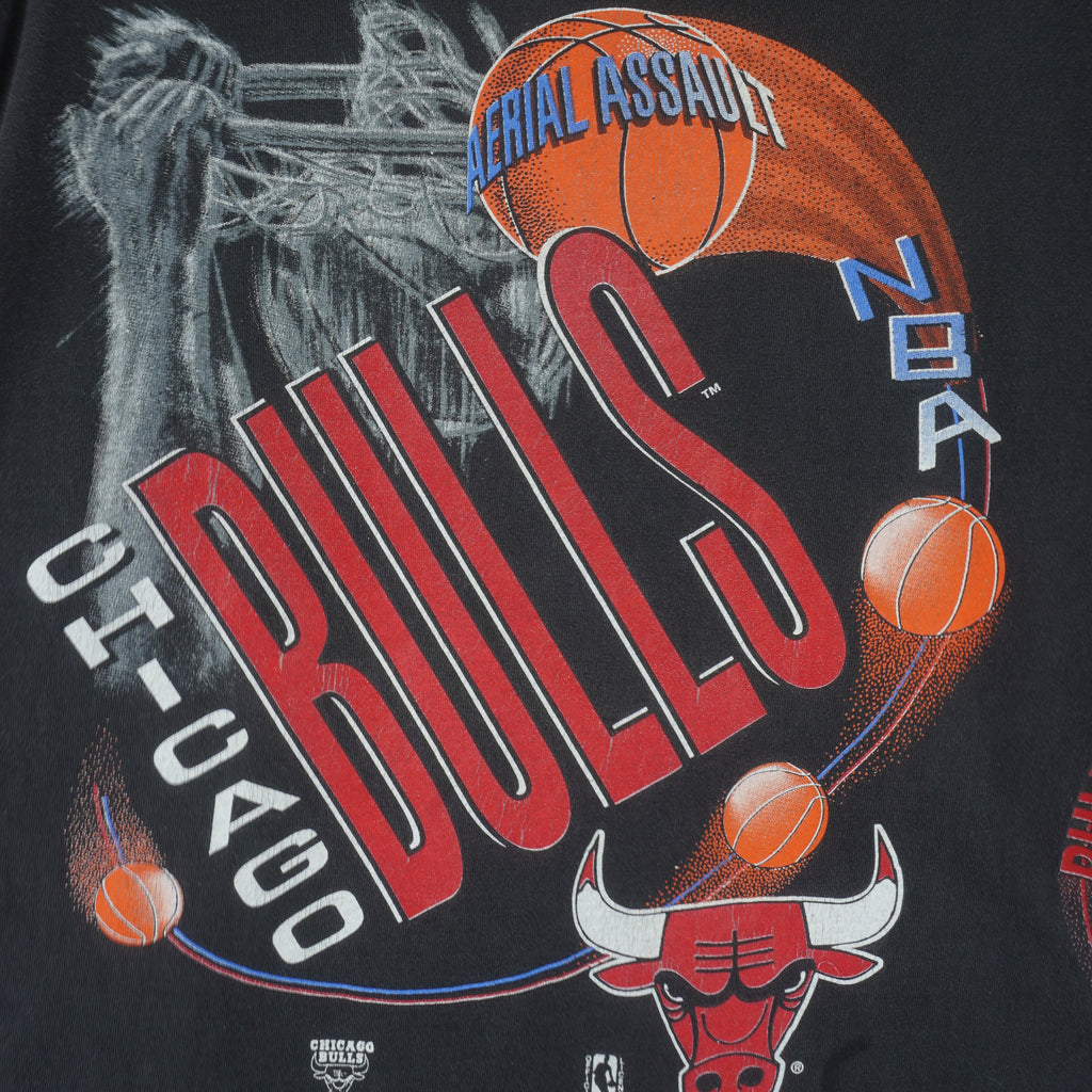 NBA - Chicago Bulls Single Stitch T-Shirt 1990s Large Vintage Retro Basketball