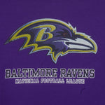 NFL (Team Apparel) - Baltimore Ravens Crew Neck Sweatshirt 2000s Large Vintage Retro Football