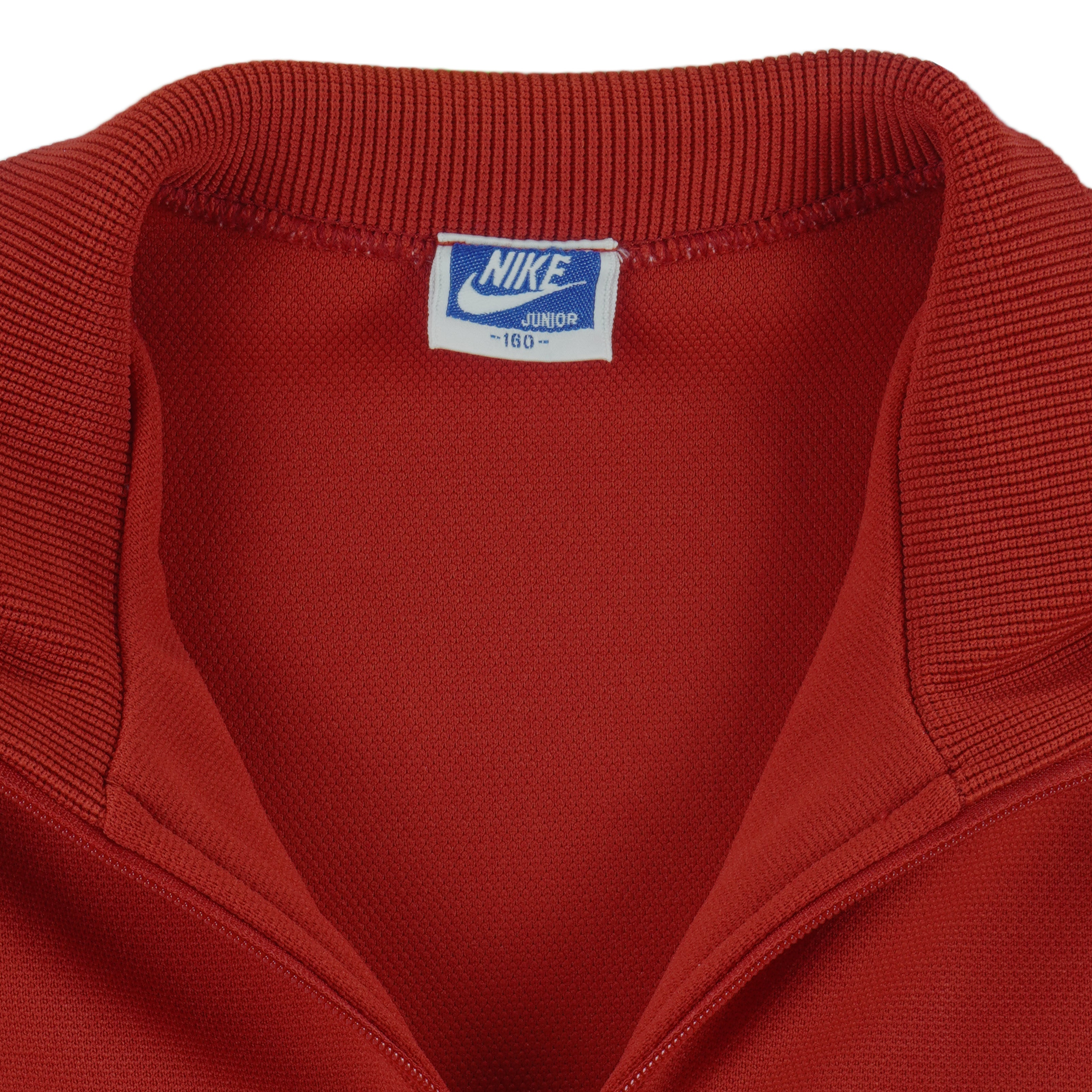Nike - Red Embroidered Jacket 1980s Medium Vintage Retro