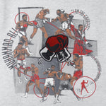 Vintage (Nutmeg) - Muhammad Ali Professional Boxer T-Shirt 1990s Large Vintage Retro 