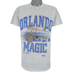 NBA (Trench) - Orlando Magic Hoop & Net T-Shirt 1990s Large