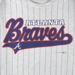 MLB (Nutmeg) - Atlanta Braves Single Stitch T-Shirt 1992 X-Large Vintage Retro Baseball