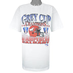 CFL (Chalk Line) - Calgary Stampeders Grey Cup Champions T-Shirt 1992 Large Vintage Retro Football
