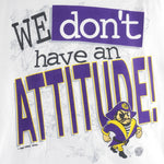 NCAA (Imprinted Tees) - East Carolina University Single Stitch T-Shirt 1995 Large Vintage Retro College