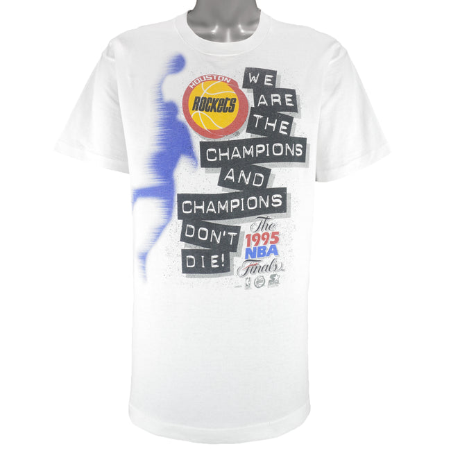 Starter Houston Rockets The NBA Finals T-Shirt 1995 Large