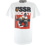 Vintage - USSR Hockey Single Stitch T-Shirt 1989 X-Large
