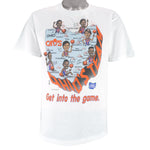 NBA (Salem) - Cleveland Cavaliers Get Into The Game Caricature T-Shirt 1980s Medium