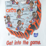 NBA (Salem) - Cleveland Cavaliers Single Stitch T-Shirt 1980s Large Vintage Retro Basketball