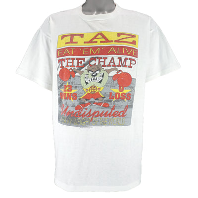 Vintage (Warner Bros) - Taz The Champ Boxer T-Shirt Single Stitch 1993 Large