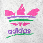 Adidas - Big Logo T-Shirt 1990s Large Vintage Retro