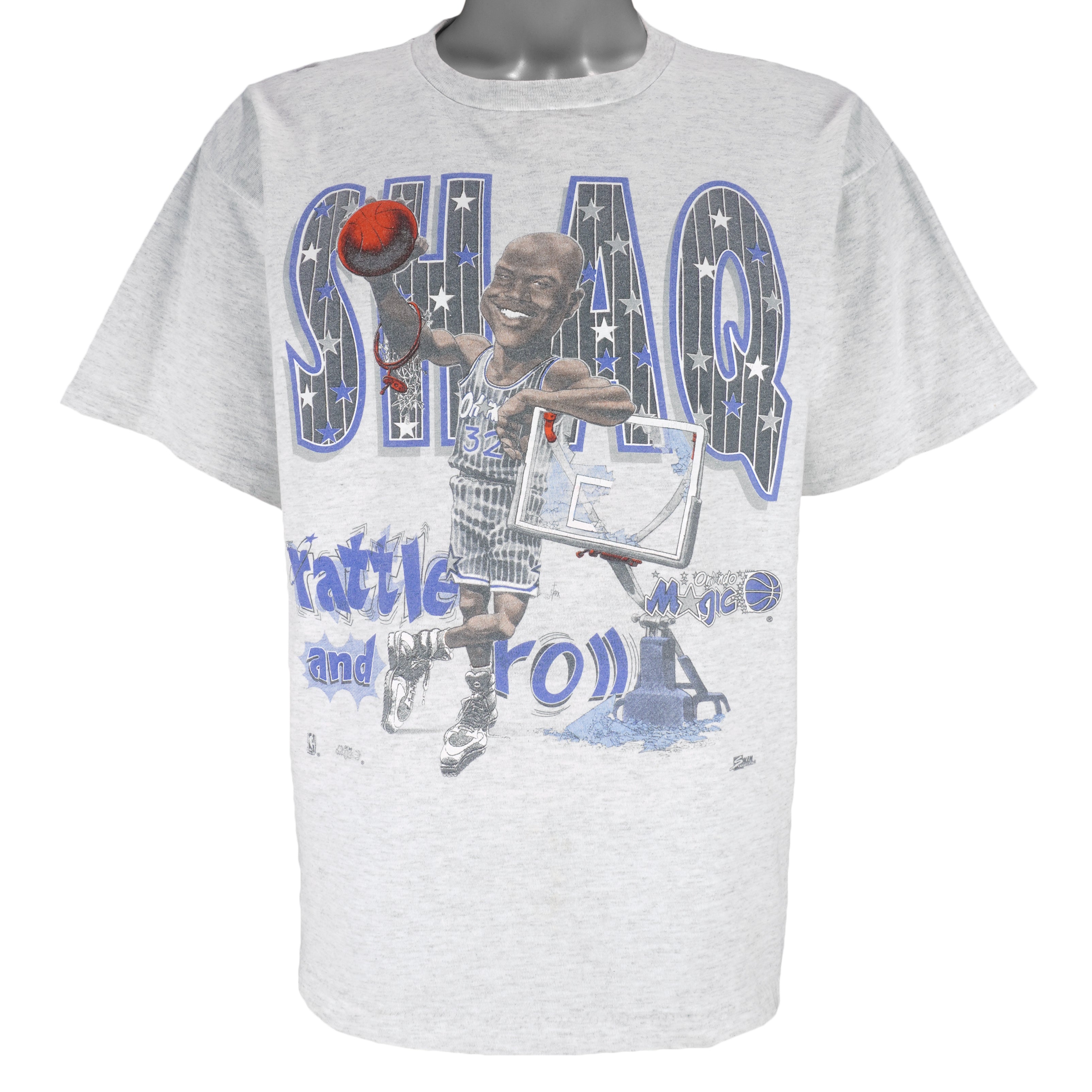 NBA (Salem) - Orlando Magic, Shaquille ONeal #32 T-Shirt 1990s Large Vintage Retro Basketball