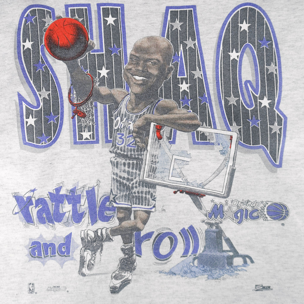 NBA (Salem) - Orlando Magic, Shaquille ONeal #32 T-Shirt 1990s Large Vintage Retro Basketball