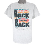 NBA (Super Shirts) - San Antonio Spurs Midwest Champs T-Shirt 1990 Large Vintage Retro Basketball