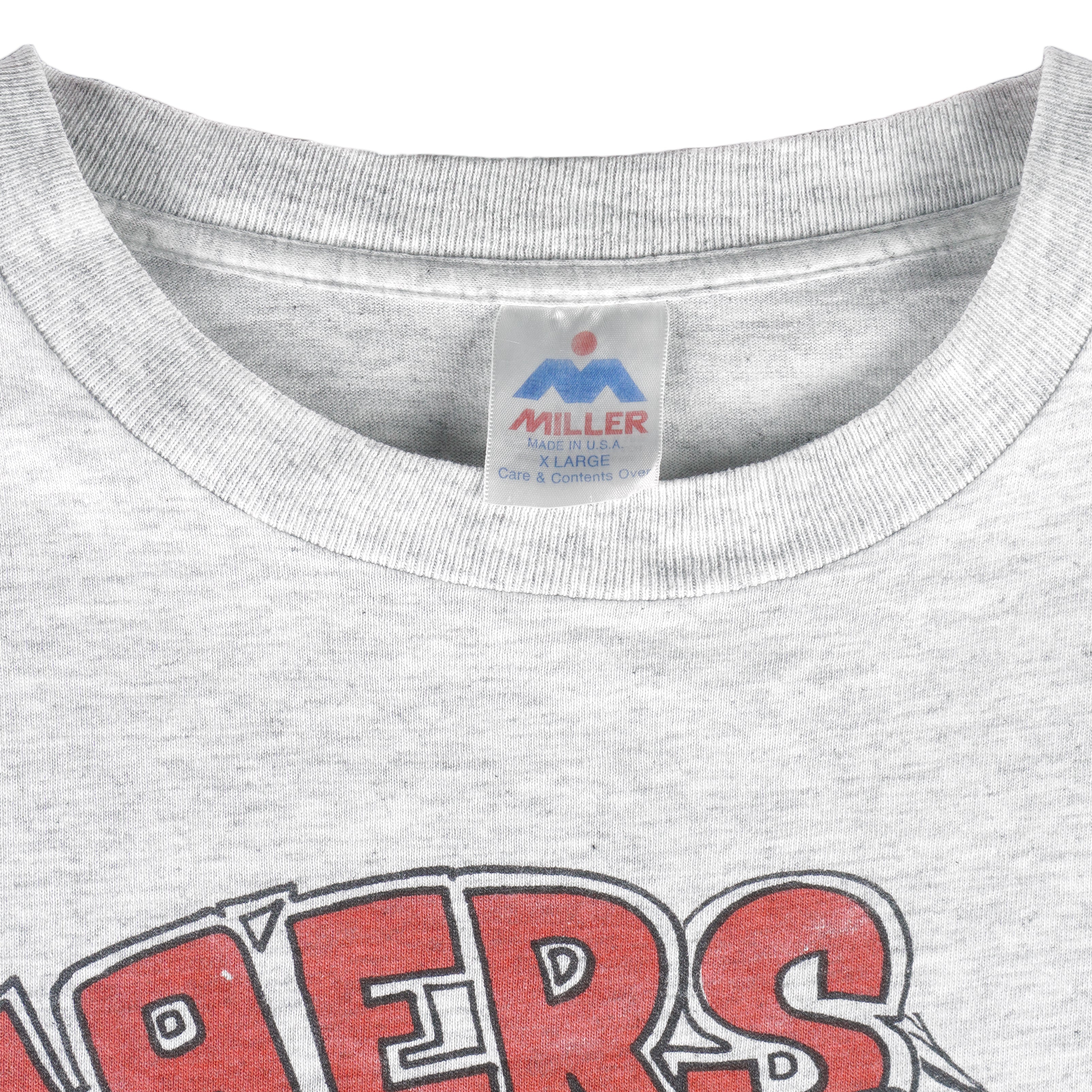 NFL (Miller) - San Francisco 49ers Territory Single Stitch T-Shirt 1990 X-Large Vintage Retro Football