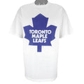 NHL - Toronto Maple Leafs Single Stitch T-Shirt 1990s X-Large Vintage Retro Hockey