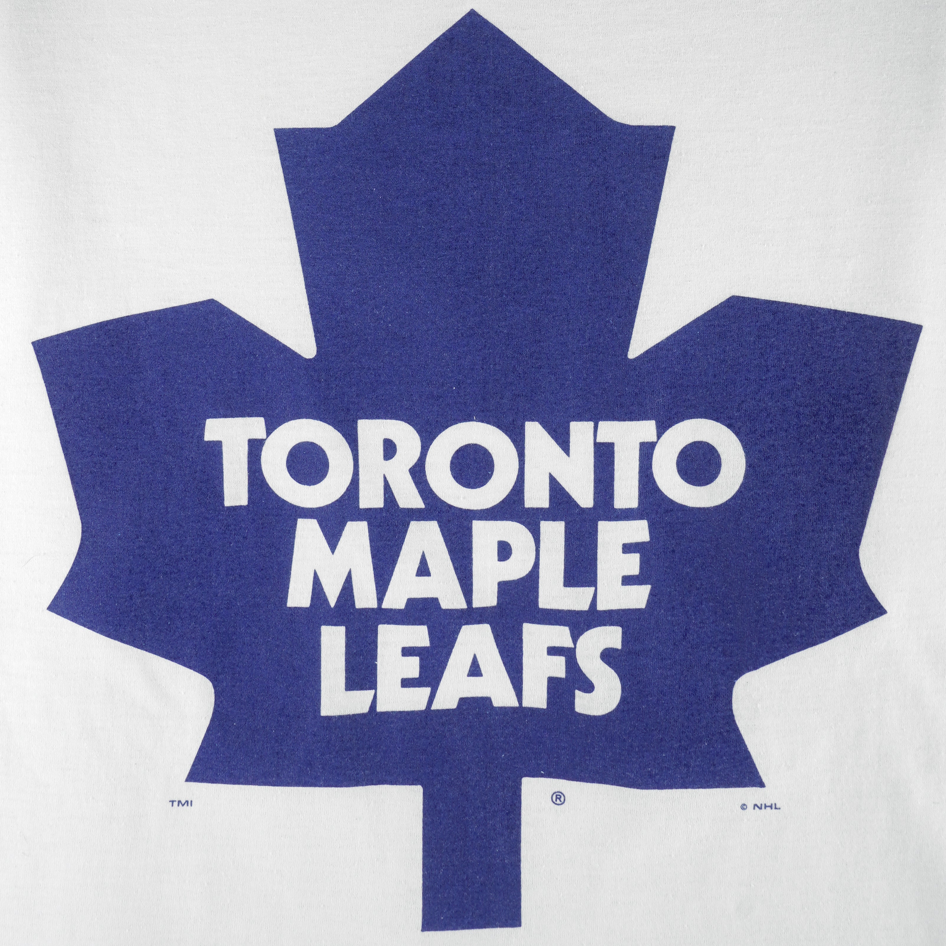 NHL - Toronto Maple Leafs Single Stitch T-Shirt 1990s X-Large Vintage Retro Hockey