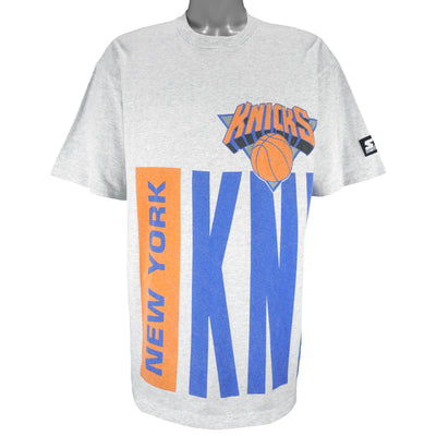 Starter - New York Knicks Single Stitch T-Shirt 1990s X-Large