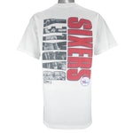 NBA (Salem) - Philadelphia Charles Barkley 76ers Single Stitch T-Shirt 1990 Large