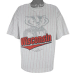 NCAA (Nutmeg) - Wisconsin University Badgers Single Stitch T-Shirt 1990s X-Large