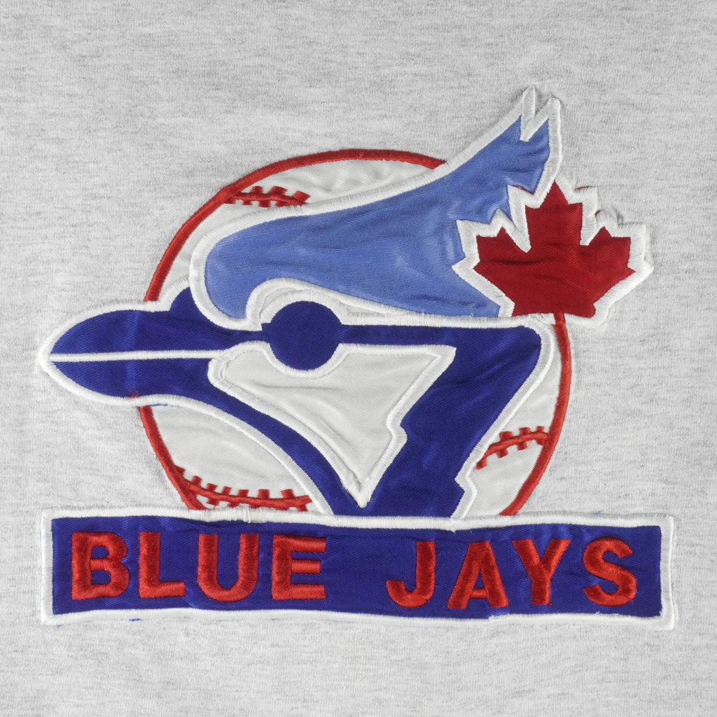 MLB - Toronto Blue Jays Big Logo Embroidered T-Shirt 1990s Large Vintage Retro Baseball