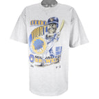 MLB (Salem) - Milwaukee Brewers Robin Yount Caricature T-Shirt 1992 X-Large Vintage Retro Baseball