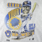 MLB (Salem) - Milwaukee Brewers Robin Yount Caricature T-Shirt 1992 X-Large Vintage Retro Baseball