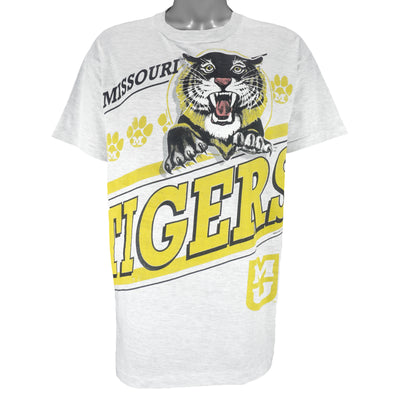 NCAA (Caribbean Dream) - Missouri Tigers Big Logo T-Shirt 1990s X-Large