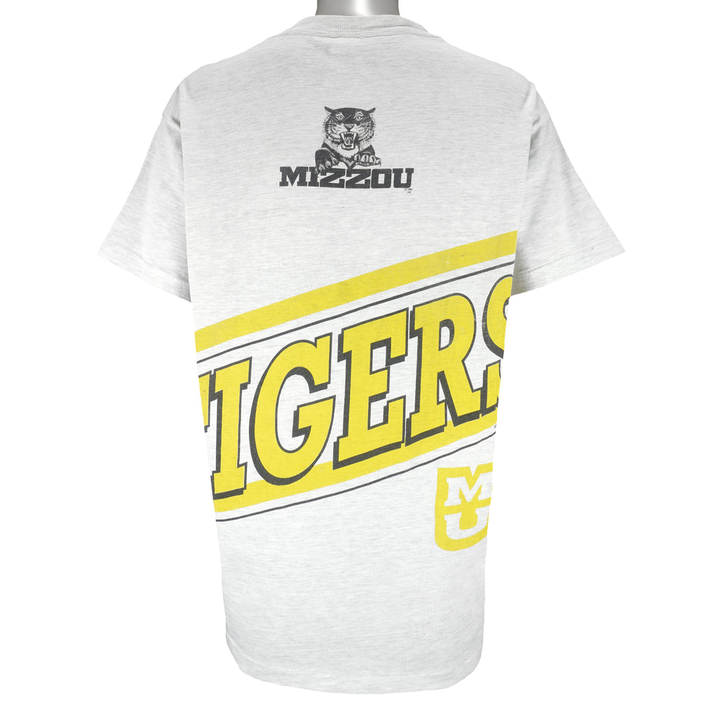NCAA (Caribbean Dream) - Missouri Tigers Big Logo T-Shirt 1980 X-Large Vintage Retro College