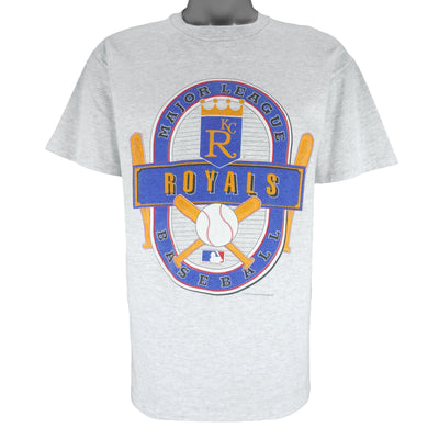 MLB (Hanes)- Kansas City Royals Single Stitch T-Shirt 1992 Large