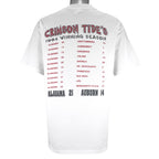 NCAA (Center Cut) - Alabama Crimson Tide Stops The Streaks T-Shirt 1994 X-Large Vintage Retro College