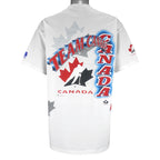 Vintage (Bulletin Athletic) - Hockey Team Canada Single Stitch T-Shirt 1990s Large Vintage Retro 
