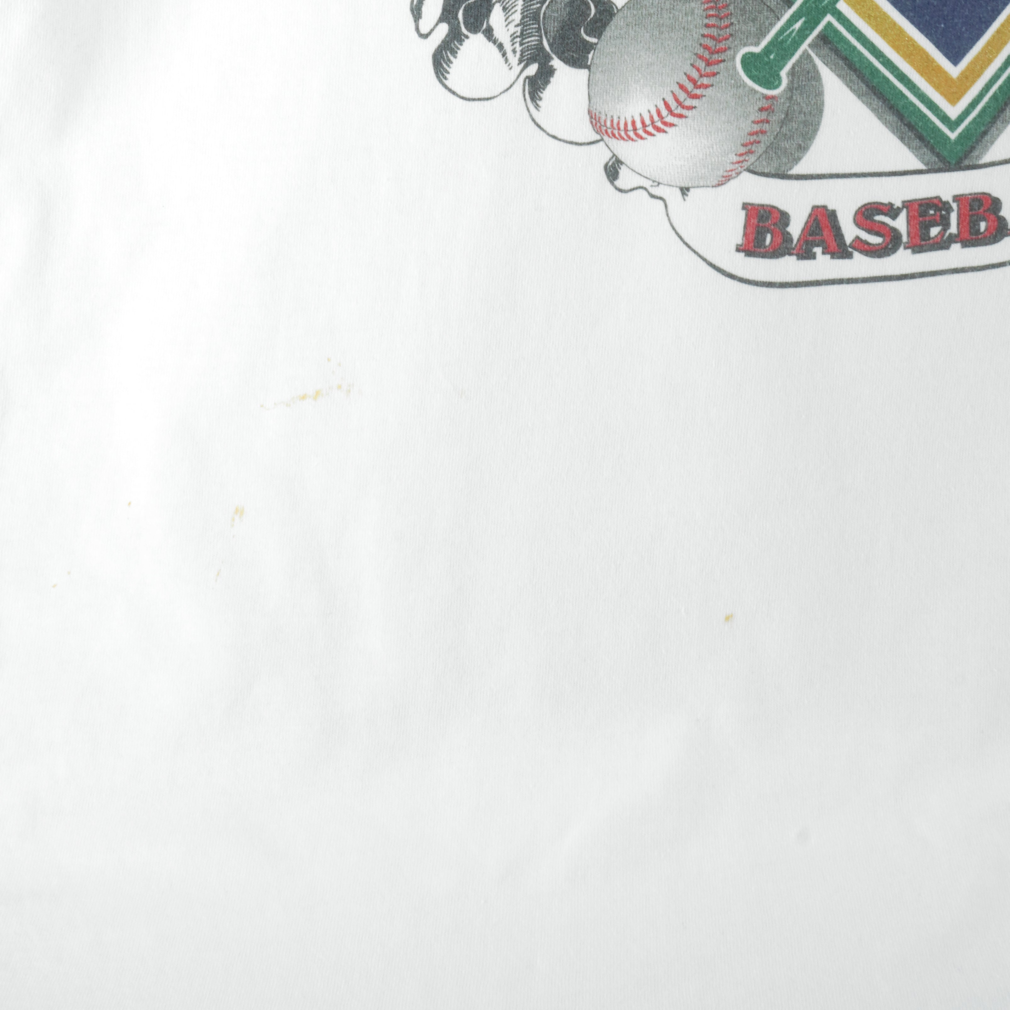 MLB (Delta) - Milwaukee Brewers Single Stitch T-Shirt 1990s X-Large Vintage Retro Baseball