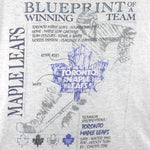 Starter - Toronto Maple Leafs Single Stitch T-Shirt 1990s Medium Vintage Retro Hockey