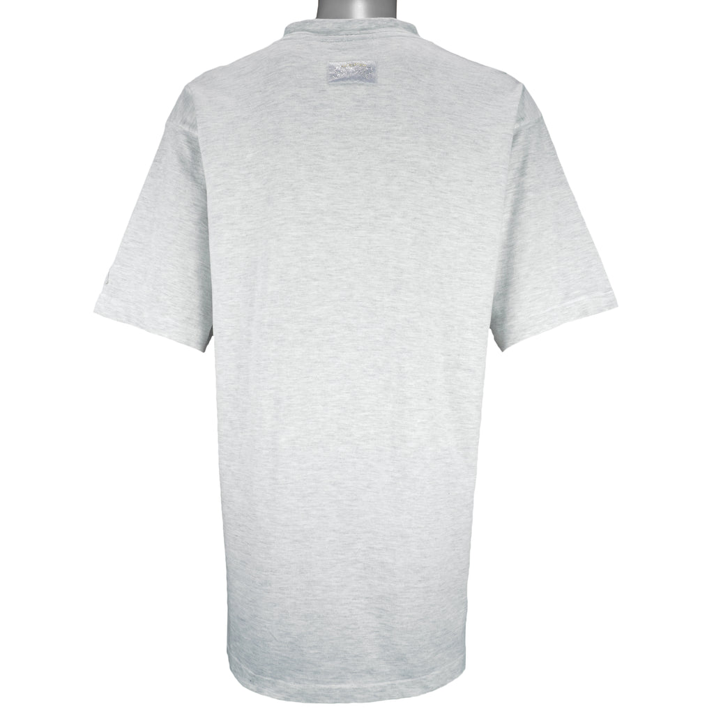 CFL (Soft Wear) - Saskatchewan Roughriders Grey Cup Single Stitch T-Shirt 1995 X-Large Vintage Retro Football