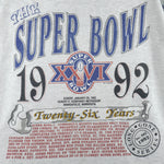 NFL (Long Gone) - Green Bay Packers Super Bowl 26th T-Shirt 1990 X-Large Vintage Retro Football