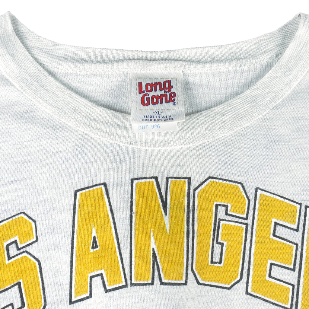 NBA (Long Gone) - Los Angeles Lakers World Champions T-Shirt 1991 X-Large Vintage Retro Basketball