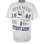NCAA - Nittany Lions Schematic National Champions T-Shirt 1990s X-Large Vintage Retro College
