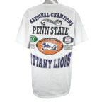NCAA - Nittany Lions Schematic National Champions T-Shirt 1990s X-Large Vintage Retro College