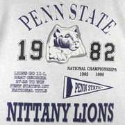 NCAA - Nittany Lions Schematic National Champions T-Shirt 1990s X-Large Vintage Retro College