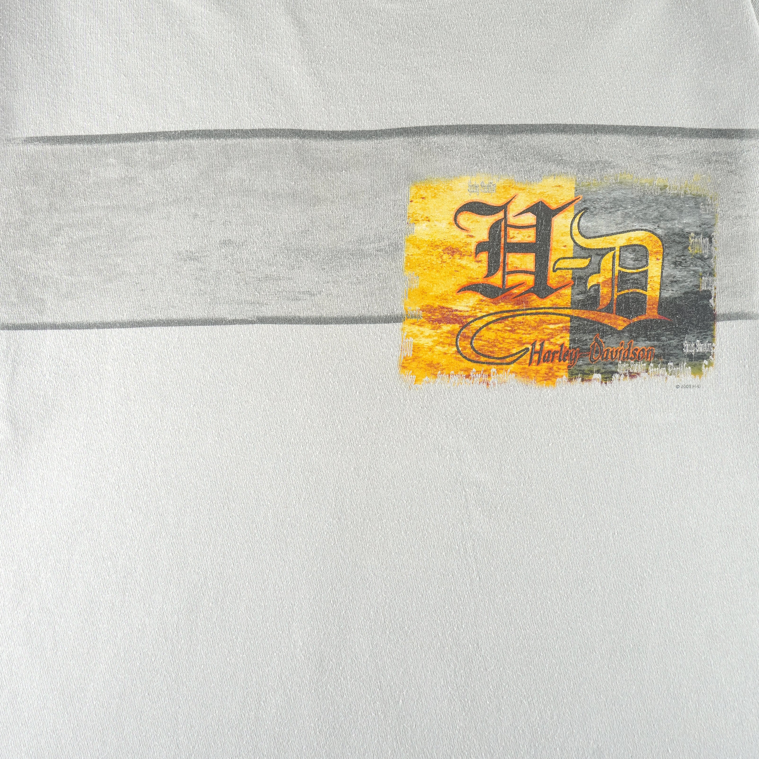 Harley Davidson -  McGuire Walnut Creek, CA T-Shirt 2003 Large Vintage Retro