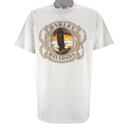 Harley Davidson - Eagle Delaware T-Shirt 2005 X-Large Vintage Retro