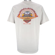 Harley Davidson - Eagle Delaware T-Shirt 2005 X-Large Vintage Retro