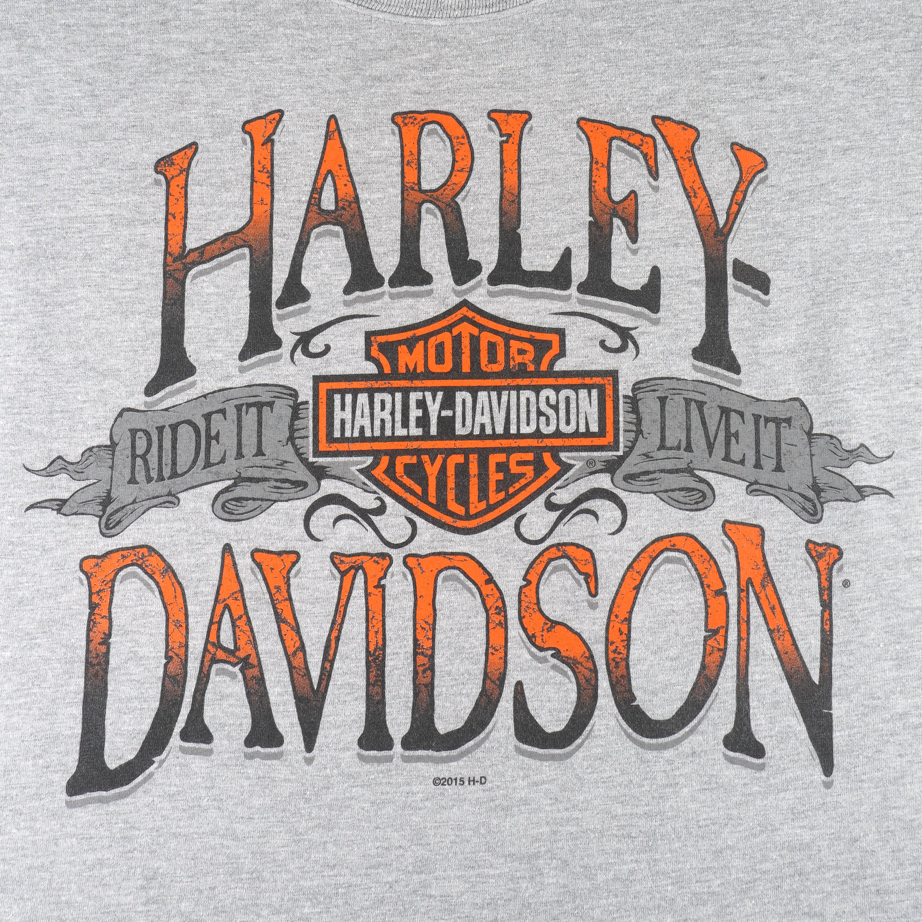 Harley Davidson - Ride It Live It T-Shirt 2015 X-Large Tall