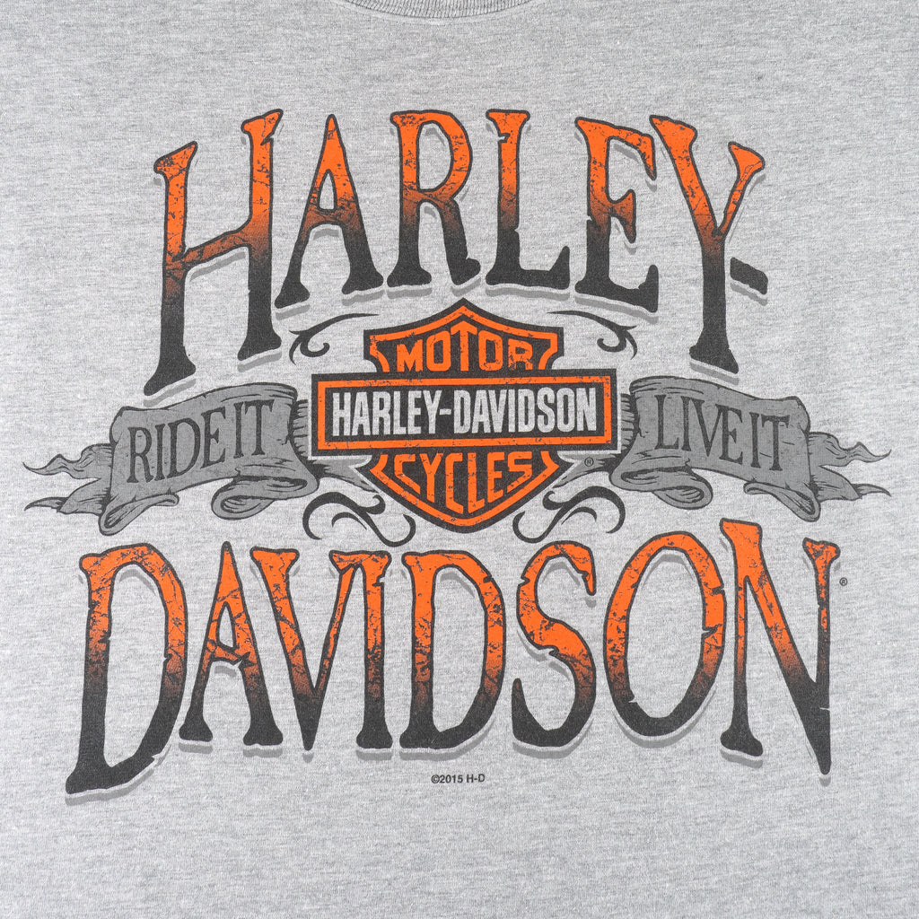 Harley Davidson - Ride It Live It T-Shirt 2015 X-Large Tall