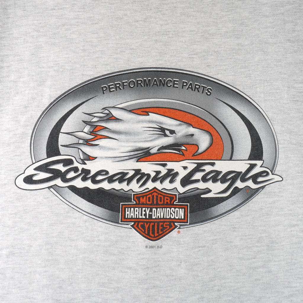 Harley Davidson - Screaming Eagle T-Shirt 2001 X-Large Vintage Retro