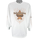 Harley Davidson - Motorcycles Fresno California Long Sleeved Shirt 2005 Large Vintage Retro