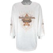 Harley Davidson - Z & M Greensburg PA Long Sleeved Shirt 2005 X-Large Vintage Retro
