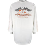 Harley Davidson - Z & M Greensburg PA Long Sleeved Shirt 2005 X-Large Vintage Retro
